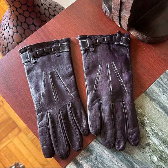 NWT PORTOLANO Italian LambskinLeather Cashmere lined Gloves s 8.Italy.Retail$150 - Picture 12 of 14
